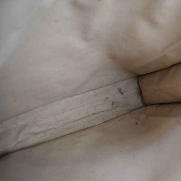 Authentic LOUIS VUITTON Logo Sac Plat Hand Tote Bag Monogram Leather Brown - Picture 7 of 10